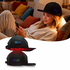 Casque de luminothérapie LED portable <span class=keywords><strong>Eyco</strong></span>, best-seller, rouge et infrarouge proche, pour thérapie par la lumière rouge - Product Image 1