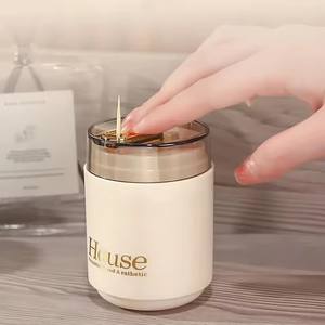 Porte-cure-dents drôle Type de presse Distributeur automatique Boîte de rangement de cure-dents de luxe Salon et salle à manger Décorations pour la maison - Product Image 2