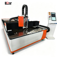 Machine de découpe laser à fibre industrielle NJBOST 4015, 3000W, moteur PLC, 380V, découpeuse automatique CNC pour métal, acier au carbone, fer, aluminium
