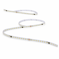 Bande LED OEM 24V 2835 126 LED/m 8mm 3000K Blanc Chaud Ra80 IP20 Télécommande Dimmable Longueur Personnalisée Rouleau de 5m