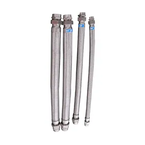 XC Wire Braided Stainless Steel Corrugated Flexible Gas Connection Metal Flex Hose