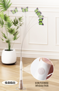 Smart <strong>Cat</strong> Teaser <strong>Wand</strong> with Automatic Fluttering Motion to Stimulate Hunting Instinct - Product Image 6