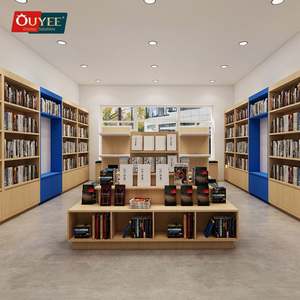 <b>Book</b> Shop Design School Fixture Showcase Metal Store Display Library Rack Library Traditional Style for <b>Book</b> - Product Image 6