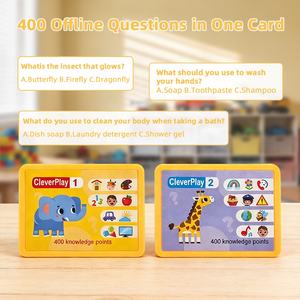 SamToyCn Jouets d'éducation précoce Cartes intelligentes interactives Machine d'apprentissage Cartes de combat Jouet Montessori Cartes flash parlantes pour enfants - Product Image 3
