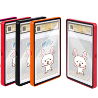 Étui de protection magnétique personnalisé pour cartes gradées PS, en plastique transparent, double face, pour cartes à collectionner, affichage transparent 10 mm