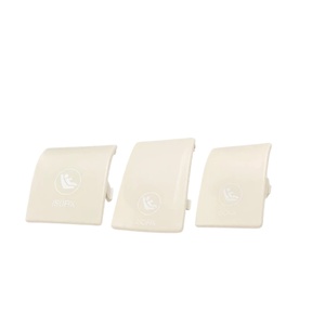 Cache-couvercle <span class=keywords><strong>ISOFIX</strong></span> pour siège enfant compatible BMW X7 G07 2019-2026, garniture d'ancrage de siège arrière noir beige - Product Image 5