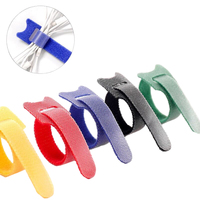 Attache de câble réglable à double crochet et boucle autobloquante 250mm 300mm sangle d'étiquette attaches de câble en nylon réutilisables robustes
