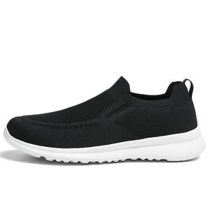 Chaussures décontractées pour hommes en tissu tricoté respirant, idéales pour la marche lente - Product Image 2