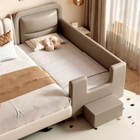 Modernes Klassisches Massivholz Kleines Kinderbett Modulares Verstellbares Wachstumsbett Multifunktionale Umwandelbare Eigenschaften für Kinderzimmer