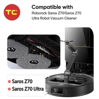 Brosse de coupe de cheveux compatible avec le robot aspirateur Roborock Saros Z70, brosse principale anti-emmêlement