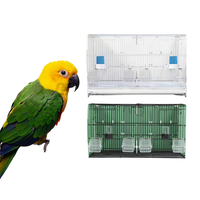 Cage à oiseaux de luxe pliable multicouche en fer forgé, empilable, avec base roulante, pour perroquet et canari - Vente en gros