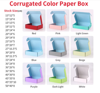 Nuova Scatola di Cartone Ondulato Personalizzabile, Riutilizzabile e Colorata, Dimensioni Personalizzate