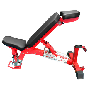 Alat Olahraga Gym Rumahan 3 in 1, Bangku Angkat Beban Logam yang Dapat Disesuaikan untuk Latihan Kekuatan Bench Press - Product Image 1