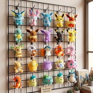 Peluche Pokémon Anime Kawaii da 4 Pollici, Morbido Portachiavi Animale Imbottito, Mini Bambola Carina, Accessorio per Zaino - Product Image 1