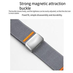 Forwelleny 20MM 22MM universale elastico in Nylon paracadute orologio sportivo cinturino con chiusura magnetica per orologio <span class=keywords><strong>HUAWEI</strong></span> 5/<span class=keywords><strong>GT3</strong></span> GT5 <span class=keywords><strong>Pro</strong></span> - Product Image 3
