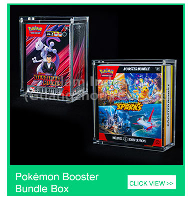 Clean Game Boy Console Original Advance Color Pokemon TCG Booster Box Acrylic Display Clean Game Boy Console Original Advance Color Pokemon TCG Booster Box Acrylic Display