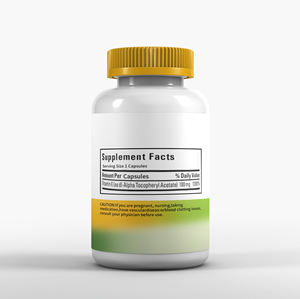 Approvisionnement en gros de capsules de vitamine E naturelle 400 UI certifiées GMP, supplément antioxydant OEM/ODM sous marque privée - Product Image 2