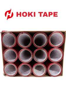 Isolasi Colorful Red 12mm x 50m 45mic para productos de embalaje fuerte cinta confiable duradera para envoltura de sellado multiusos - Product Image 5