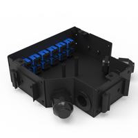 SC 12 Port Simplex DIN Rail Glasfaser-Anschluss kasten für die Verteilung von Mini-Netzwerk-Terminals Optisch