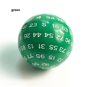 100 Mặt Hai Mặt Dnd Rpg Màu Đỏ Xanh Dương Xanh Lá Cây Màu Vàng Tím 1-100 <span class=keywords><strong>D100</strong></span> Quả Cầu Nhựa Hình Cầu - Product Image 6