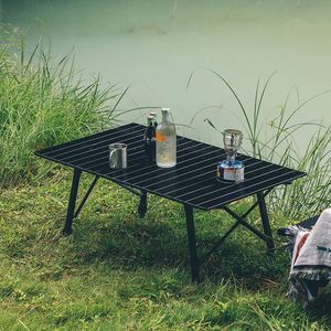 Table de camping pliable en aluminium pour pique-nique, table de cuisine pliable pour le camping, équipement de plein air pour barbecue - Product Image 2