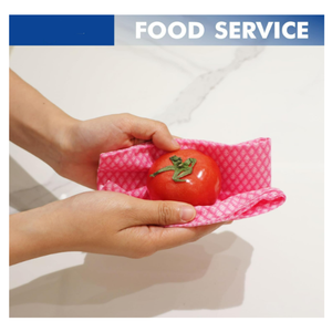 Tái Sử Dụng Đa Mục Đích Lint Miễn Phí Spunlace Không Dệt Tùy Biến Màu Đỏ Làm Sạch Khăn Lau Cho Hộ Gia Đình Sạch - Product Image 4