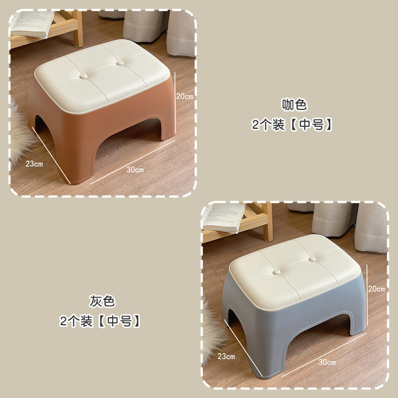 2 medium brown, 2 medium gray