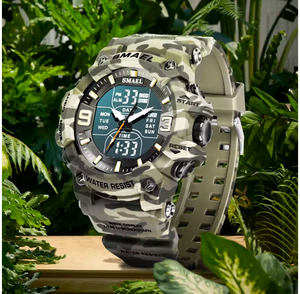 Reloj Deportivo DFG01 Verde Económico, de Silicona y Plástico, Resistente al Agua, con Pantalla Electrónica, Manecillas de Cuarzo, para Hombre, para Buceo - Product Image 6