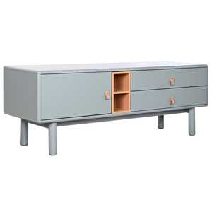 <b>TV</b> <b>Unit</b> MDF PU <b>Grey</b> 140x40x55 - Product Image 3