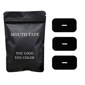 Bande adhésive buccale pour dormir, directement de l'usine, respirante, sans latex, en coton, favorise la respiration nasale et un sommeil réparateur toute la nuit - Product Image 1
