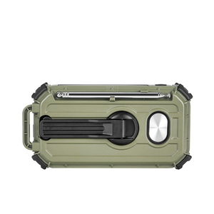 Khẩn cấp năng lượng mặt trời Hand Crank Dynamo AM & FM radio với đèn pin, sạc điện thoại, Loa - Product Image 4