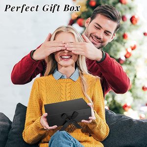 Personalized Luxury Creative Reusable <strong>Gift</strong> Box for <strong>Christmas</strong> Wedding Packaging Foldable Empty Magnetic Custom <strong>Orders</strong> Accepted - Product Image 4