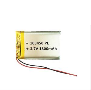 1800mAh 103450 <span class=keywords><strong>3</strong></span>,7 v квадратная маленькая графеновая литий-полимерная ионная батарея, для bluetooth-гарнитуры с kc - Product Image 1