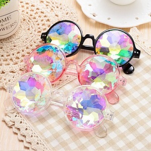 Disco mosaico di <span class=keywords><strong>occhiali</strong></span> da sole con montature rosse e rosa caleidoscopio per feste <span class=keywords><strong>occhiali</strong></span> da vista Lentes De Sol - Product Image 5