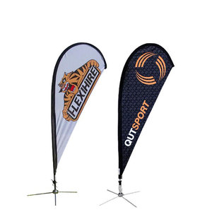 Tùy Chỉnh Duy Nhất Hai Mặt 2.8M Tùy Chỉnh Polyester Tổ Chức Sự Kiện Khuyến Mại Teardrop Cờ Biểu Ngữ Quảng Cáo Bãi Biển Cờ - Product Image 4