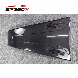 Pour <span class=keywords><strong>Porsche</strong></span> <span class=keywords><strong>Macan</strong></span> 95B nouveau Style capot en carbone Scoop Kit de carrosserie <span class=keywords><strong>Macan</strong></span> 14-18 couvercle de capot en Fiber de carbone - Product Image 4