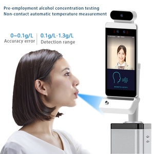 Machine de contrôle d'accès par reconnaissance faciale numérique avec testeur d'alcoolémie, prise en charge OEM/ODM personnalisée pour les lieux de travail - Product Image 2