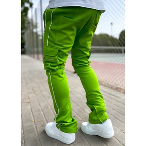 Nuovi <span class=keywords><strong>Pantaloni</strong></span> Cargo Tattici <span class=keywords><strong>Verdi</strong></span> da Uomo in Poliestere, Slim Fit, Antivento, con Strass - Product Image 3