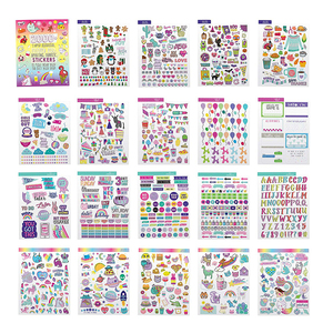 Papier auto-adhésif réutilisable pour enfants, autocollant imprimé, collection, vente en gros - Product Image 4