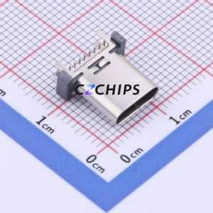MC-110LS-L105 USB Connector Through hole Component (THT) Connector Type-C USB 3.1 Female Through Hole - Product Image 1