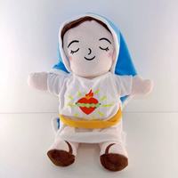 Peluche apaisante personnalisée pour bébé avec musique douce, jouet en peluche princesse, coussin décoratif de dessin animé, cadeau en gros pour enfants