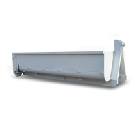Promotion : Conteneur de traitement des déchets à ouverture supérieure HD personnalisé, robuste, pour machine de gestion des déchets à crochet relevable, 2,2 kW 1