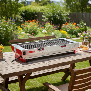 Parrilla Eléctrica 3200W B 860E Inox y Roja - Product Image 3