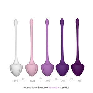 Dropshipping palline di <span class=keywords><strong>Kegel</strong></span> in Silicone di qualità Premium 5 pezzi ponderato variabile Set per esercitare e tonificare i muscoli del pavimento pelvico - Product Image 2