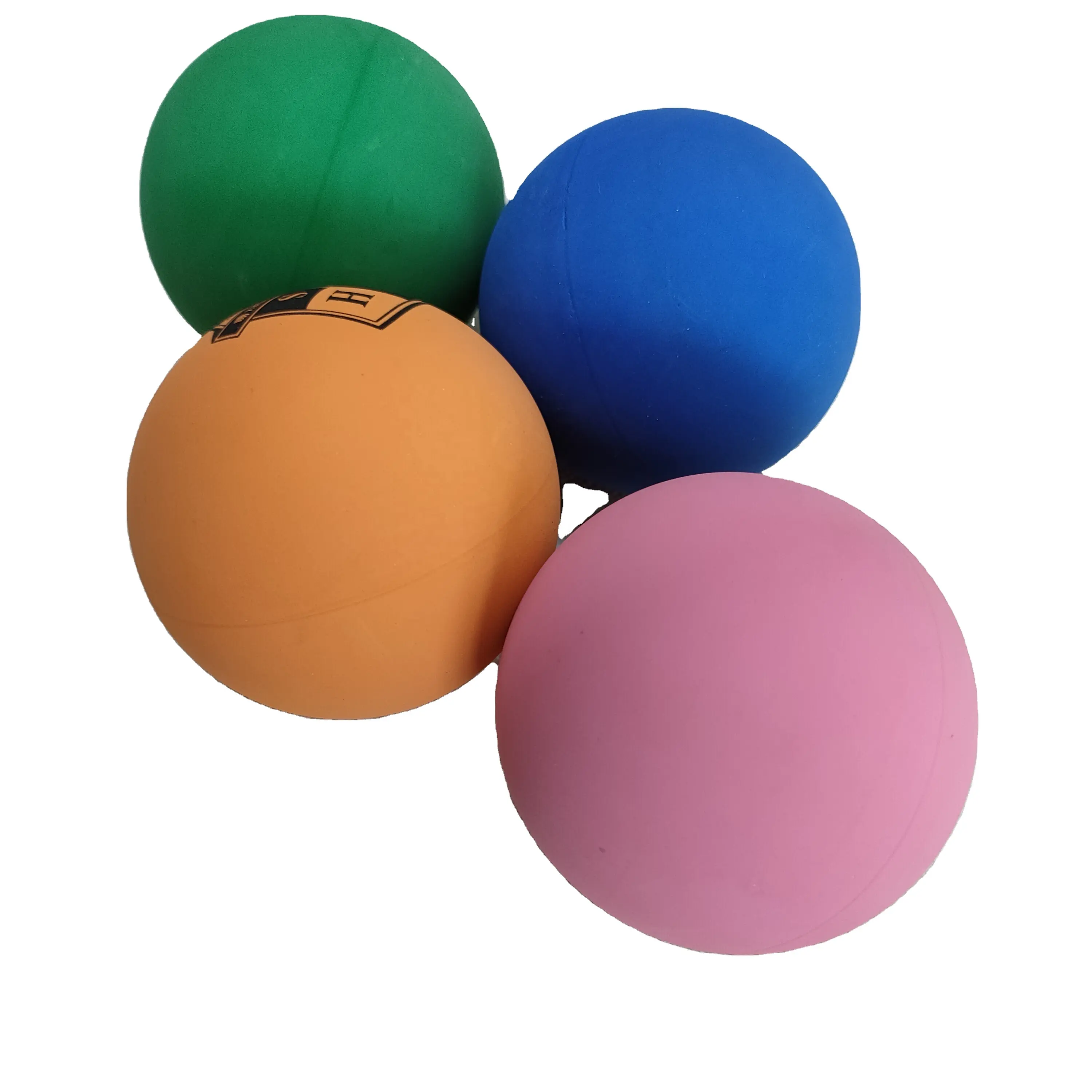 Livream-pelota de squash de goma hueca, juguete deportivo con logotipo personalizado de 6CM y 60MM de alto rebote