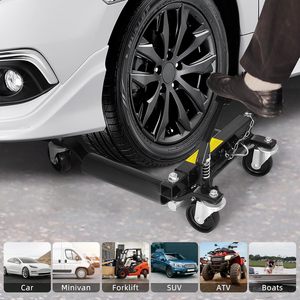 Sollevatore Idraulico in Alluminio per Veicoli Pesanti 1500 LBS 3t, Dispositivo di Posizionamento, Carrello Sollevatore per Ruote Auto - Product Image 5