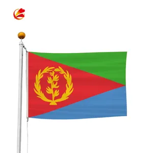 Migliore Qualità a basso Prezzo Qualsiasi Formato Su Ordinazione Stampato Eritrean Bandiera