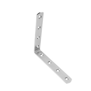 Support d'angle en acier inoxydable à 90 degrés, fixation d'angle droit, support d'étagère, connecteur de meuble, durable, design moderne et simple - Product Image 1