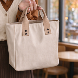 New OEM Fashion Wholesale Insulated Eco Friendly Reusable Custom Logo <b>Tote</b> Picnic Cooler <b>Bag</b> Canvas <b>Lunch</b> <b>Bag</b> 20L Foldable - Product Image 1