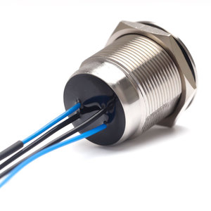 22mm 5A 250V wasserdicht IP67 Edelstahl 12V 24V 110V 220V klein beleuchtet mit LED Momentary Latch ing <span class=keywords><strong>Push</strong></span> <span class=keywords><strong>Button</strong></span> - Product Image 3